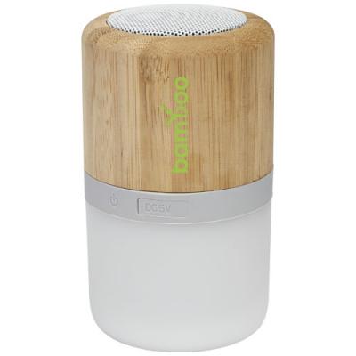 Image of Aurea bamboo Bluetooth® speaker with light