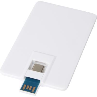 Image of Duo slim 64GB USB drive with Type-C and USB-A 3.0